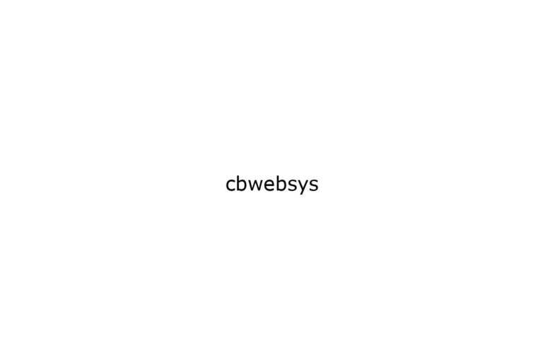 cbwebsys