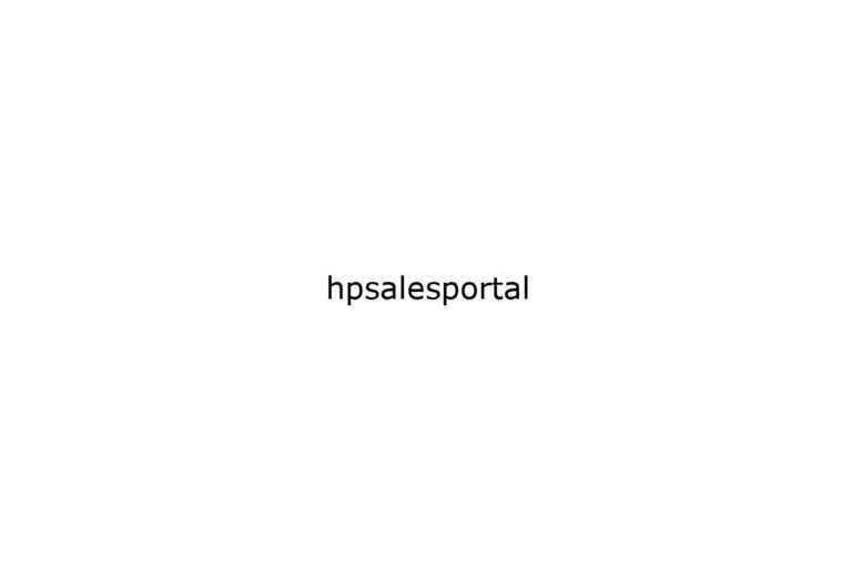 hpsalesportal