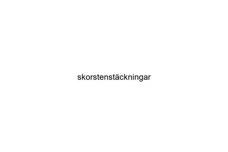 skorstenstckningar