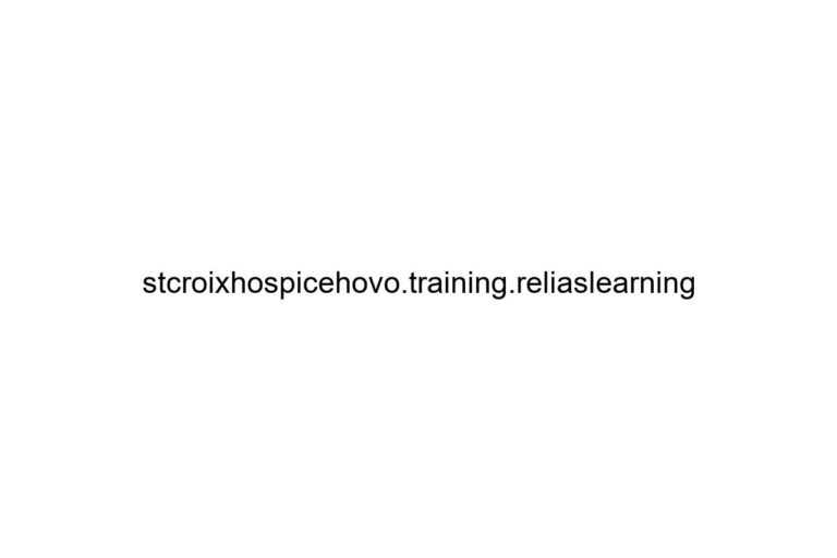 stcroixhospicehovo training reliaslearning