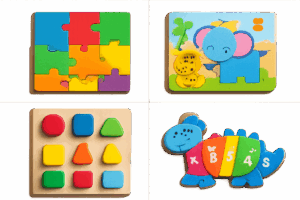 types of puzzles for kids