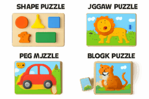 types of puzzles for toddlers