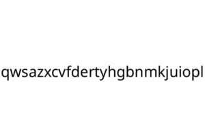 qwsazxcvfdertyhgbnmkjuiopl