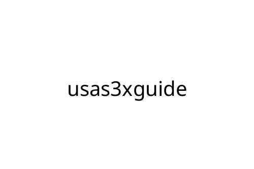usas3xguide