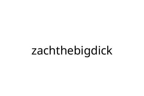 zachthebigdick