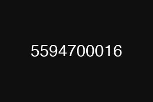 5594700016