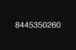 8445350260