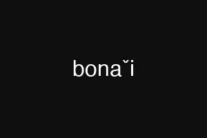 bonaˇi