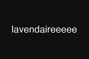 lavendaireeeee