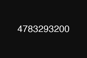 4783293200